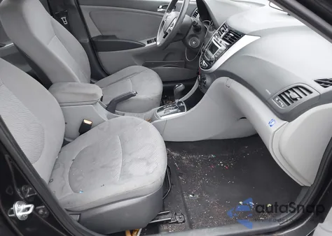 2014 Hyundai Accent Gls из США, поврежденный, VIN KMHCU4AE6EU615621